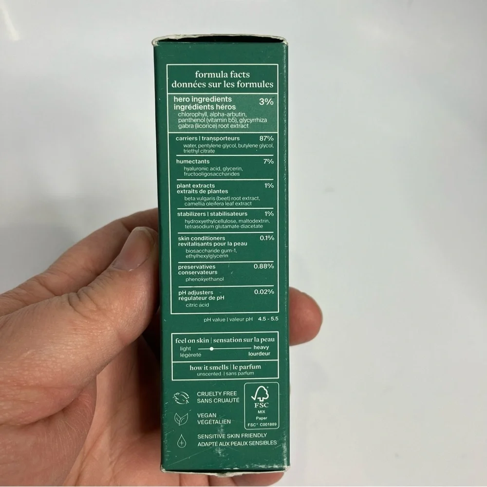 Cocokind chlorophyll discoloration serum 1 fl oz‎ bottle